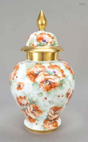 Lidded vase, Schuhmann, Bavaria, 2n