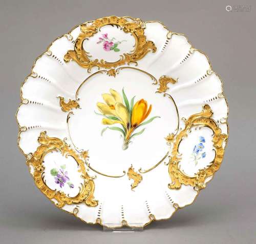 A ceremonial plate, Meissen, Pfeiff