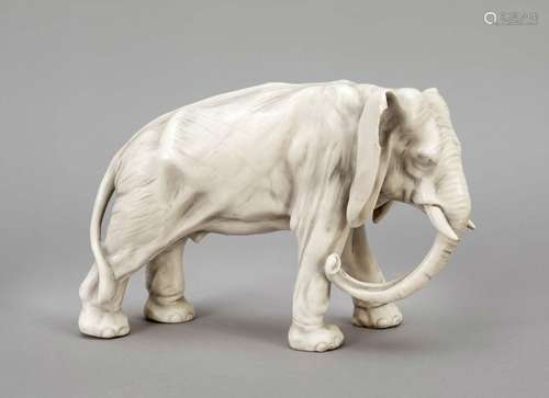 Running elephant, 20th century, cer