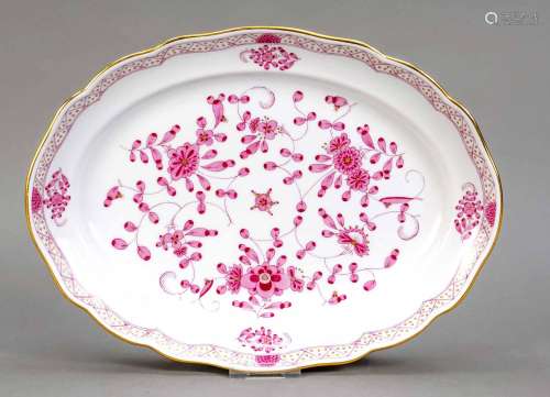 Oval platter, Meissen, c. 1980, 1st