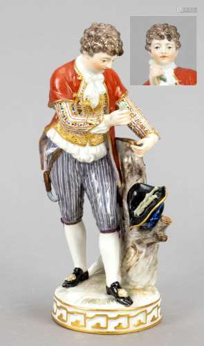 Gardener, grafting a tree, Meissen,