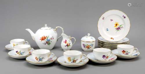 Tea service for six persons, 21 pie