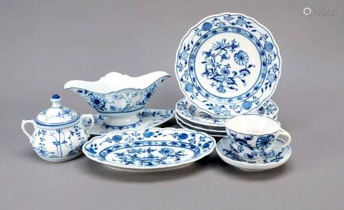 Remnant service, 15 pieces, Meissen