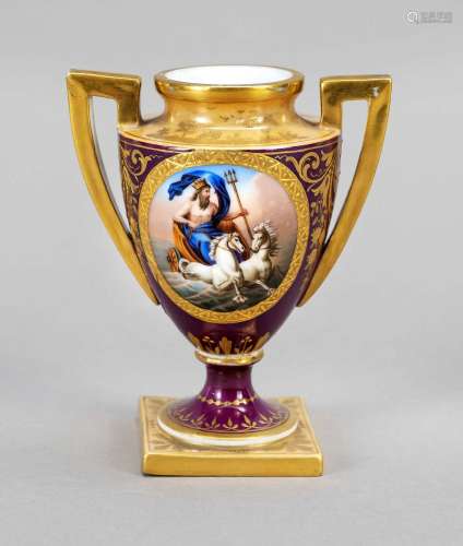 Small vase, Augarten Vienna, 19th c