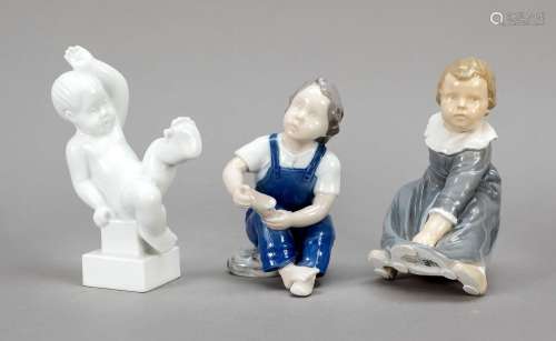 Three children's figures, Bing & Gr