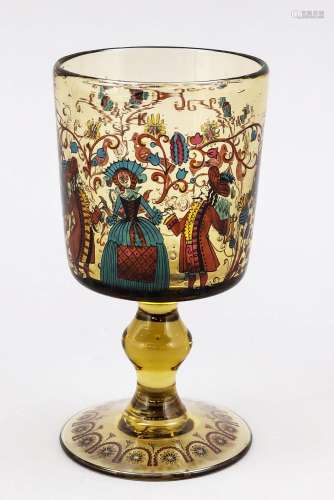 Historism goblet glass, end of the