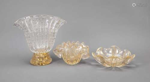 Group of three pieces, Italy, 20th