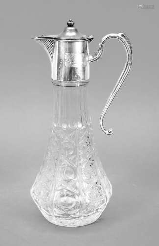 Carafe, 20th century, assembly plat