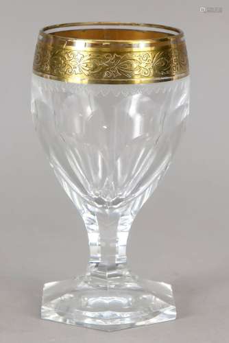 Wine glass, 2nd half of the 20th ce