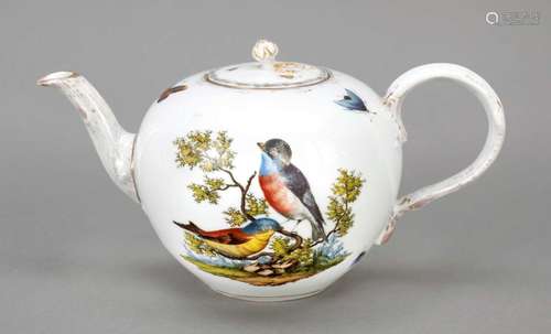 Teapot, Meissen, mark 1760-1780, 1s