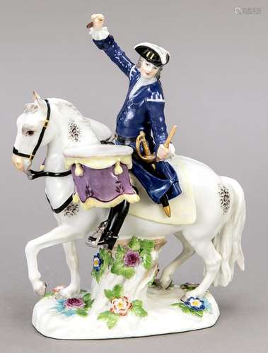 Timpanist on horseback, Meissen, ma