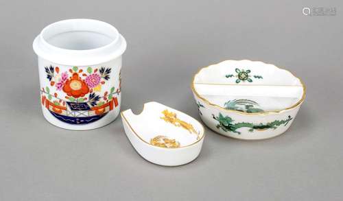 Set of 3, Meissen, 20th century, ro