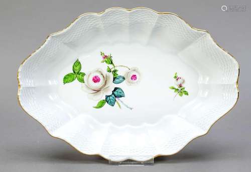 Oval bowl, Meissen, end of the 20th