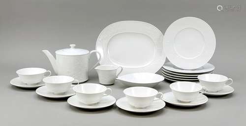 Tea service for 6 persons, 22 piece