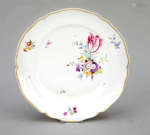 Plate, Fürstenberg, w. 18th c., sli