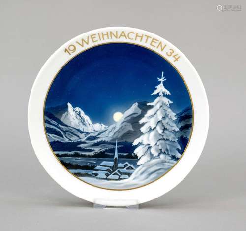 Christmas plate, Rosenthal, Bavaria