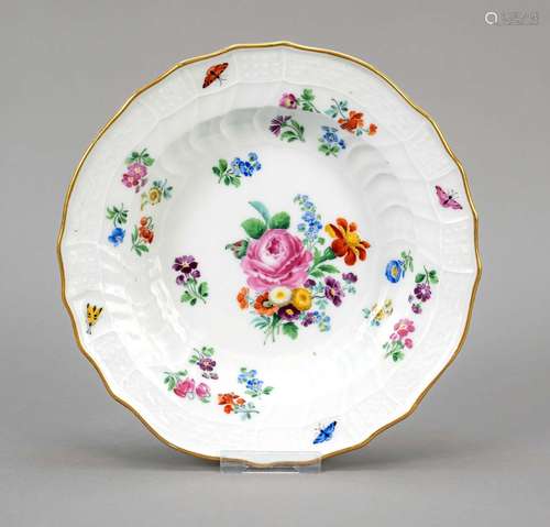 Soup plate, Meissen, 18th century,