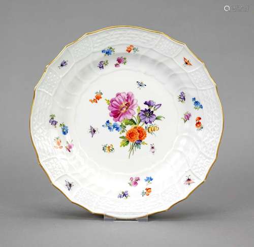 Dinner plate, Meissen, Knauf-Schwer