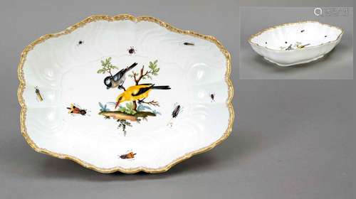 Oval bowl, Meissen, mark 1740-1780,