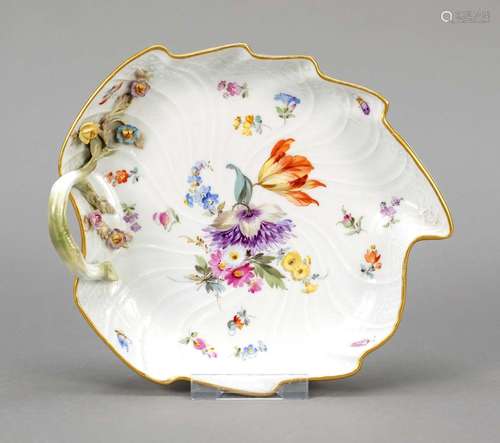 Leaf bowl, Meissen, Knauf-Schwerter