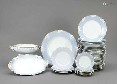 Art Nouveau dinner service, 36 pcs,