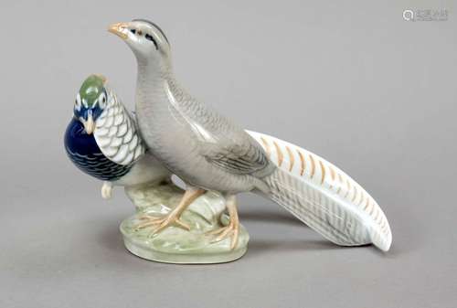 Pair of pheasants, Royal Copenhagen