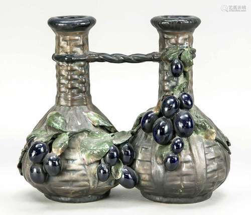 Double vase, amphora, around 1900,