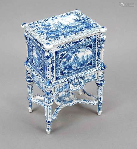 Lidded vessel, Delft, c. 1700, faie