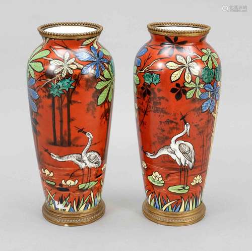 Pair of vases, Jacques Tieles in Pa