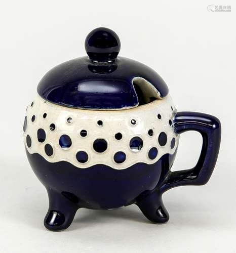 Art Deco mustard vessel, c. 1908-10