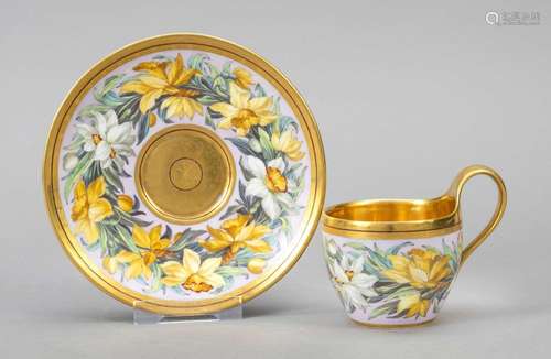 Cup and saucer, KPM Berlin, c. 1800