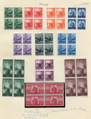 A Frank Godden album with 1940s stamps