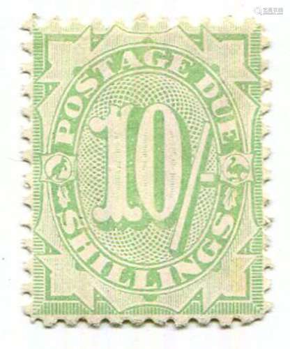An Australia Postage Due 1909 10 shillings stamp unused (SG ...