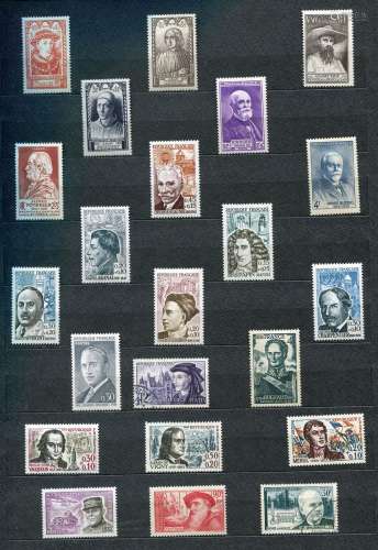 A France stamp collection in eight stock books from 1849 imp...