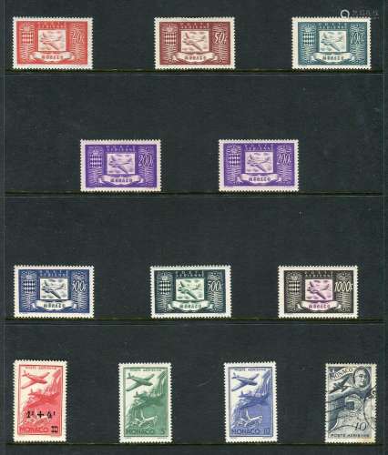 A collection of Airmail stamps and Aircraft theme on stamps ...