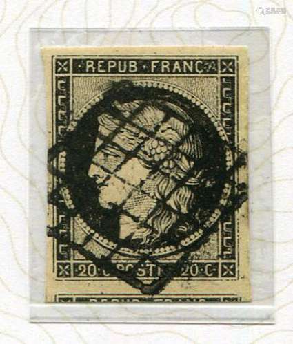 A collection of stamps in two albums