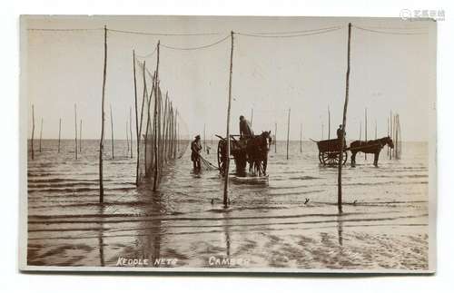 CAMBER. A collection of 16 photographic postcards of keddle ...