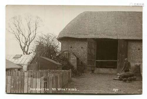 DURRINGTON. A collection of 13 postcards of Durrington