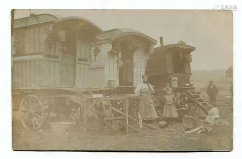 FINDON. A group of 4 photographic postcards of or relating t...