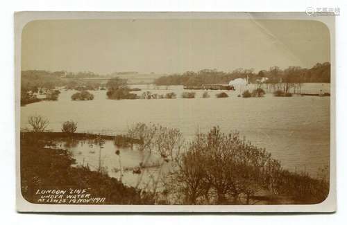 LEWES. A collection of 40 postcards of Lewes and its East Su...