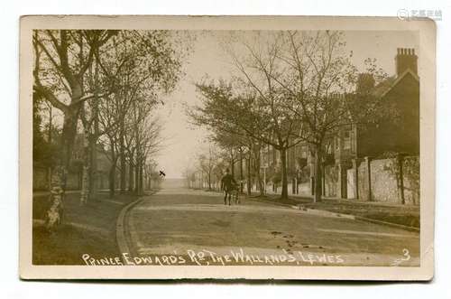 LEWES. A collection of 45 postcards of Lewes and its East Su...