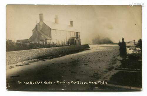 SEAFORD. A group of 8 photographic postcards relating to sto...