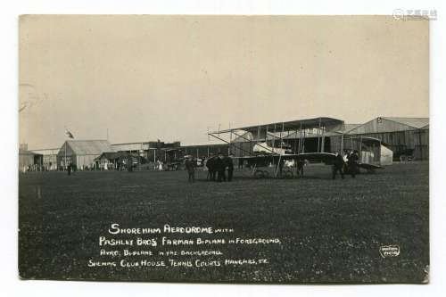 SHOREHAM-BY-SEA. A group of 7 photographic postcards relatin...