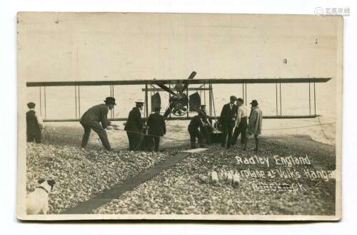 SUSSEX AVIATION. A collection of 14 photographic postcards o...
