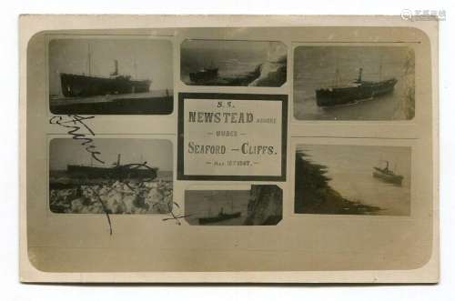 SUSSEX SHIPWRECKS. A collection of 16 postcards of shipwreck...