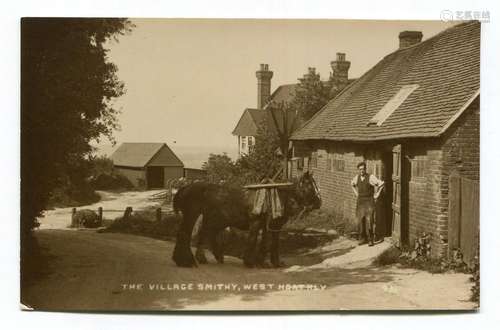 WEST HOATHLEY. A collection of 40 postcards of West Hoathly