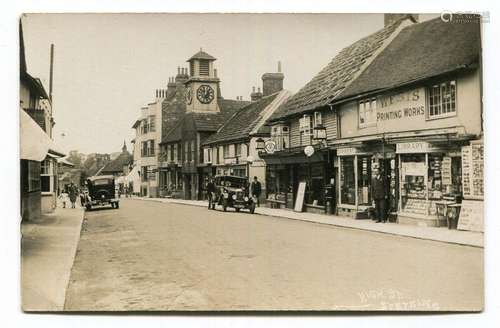 A collection of 19 postcards of Steyning and its West Sussex...