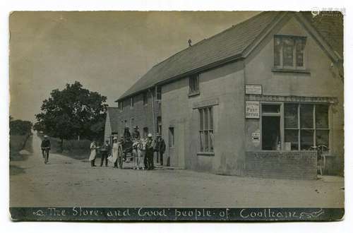 A collection of 17 photographic postcards from the Rural Eng...