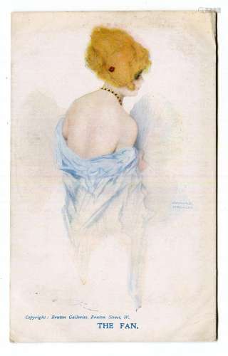 A group of 4 colour postcards by Raphael Kirchner titled 'Th...