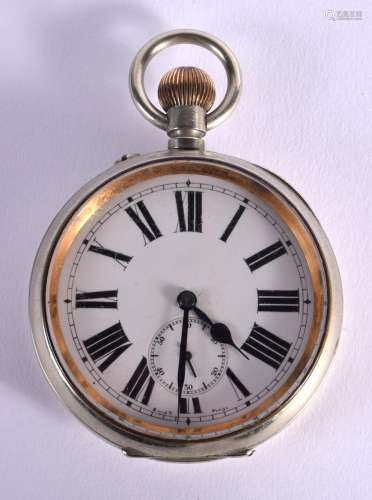 A GOLIATH POCKET WATCH. 7cm Dial